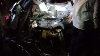 Photo of कारंडेवाडी जवळील अपघातामध्ये  तीन ठार व नऊ जखमी